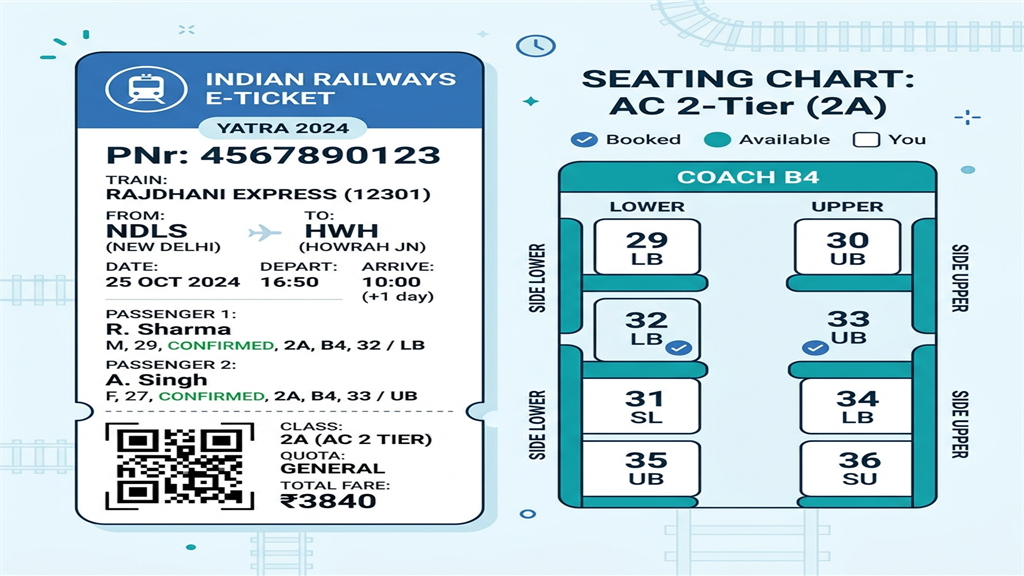 What is Chart Vacancy in Indian Railways